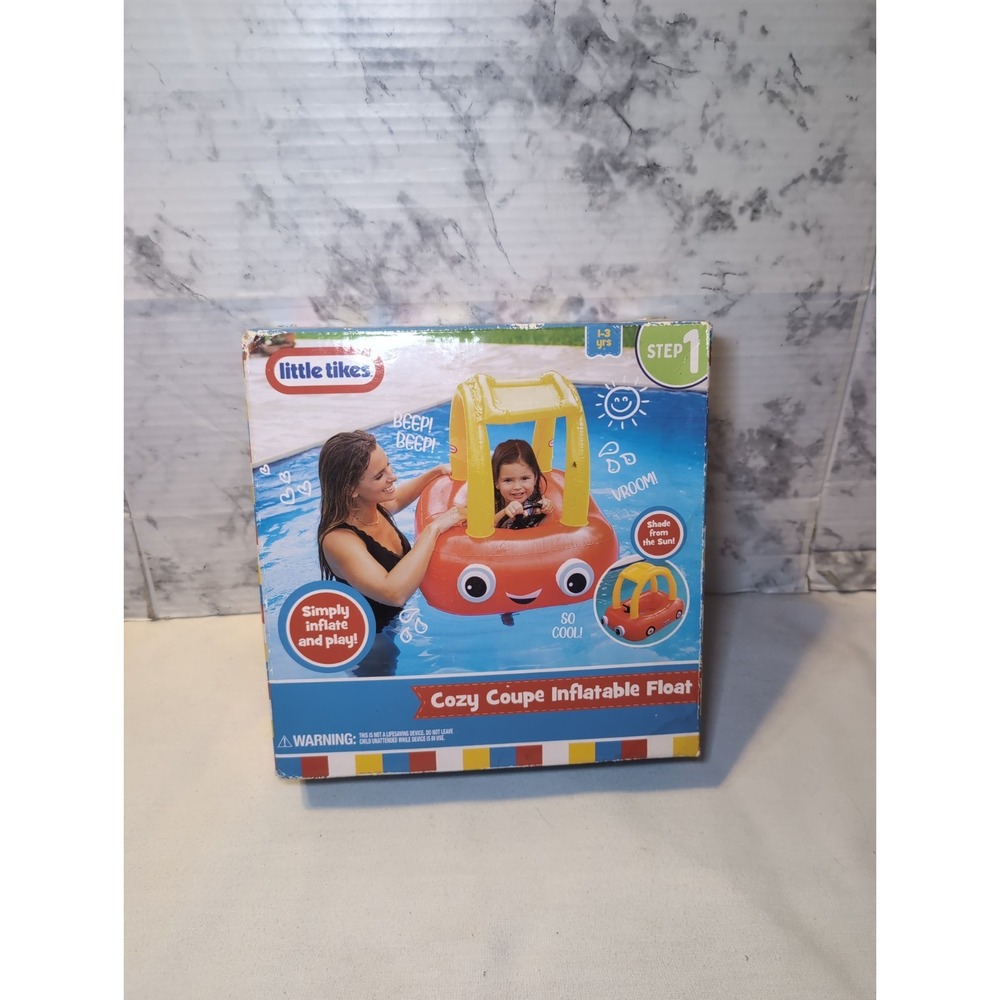 Little Tikes Cozy Coupe Inflatable Pool Float Sealed Brand New In Box